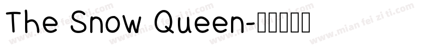 The Snow Queen字体转换